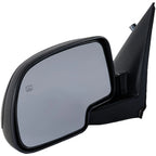 Driver Power Mirror for Chevy Silverado 1500 (1999–2002) Manual Folding Textured