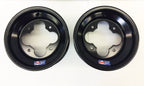 DWT Black A5 Rolled Lip Wheels Set of 2 for KTM ATV 450 505 525 XC SX (2008–2016)