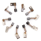 Set of 10 Carbon Brushes for Electric Motor Grinding Machine
