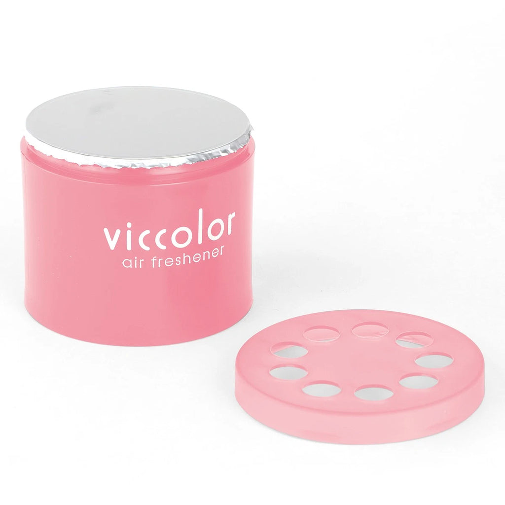 Viccolor Japan Air Freshener Gel for All Vehicles (85g, Peach & Kiss Scent)