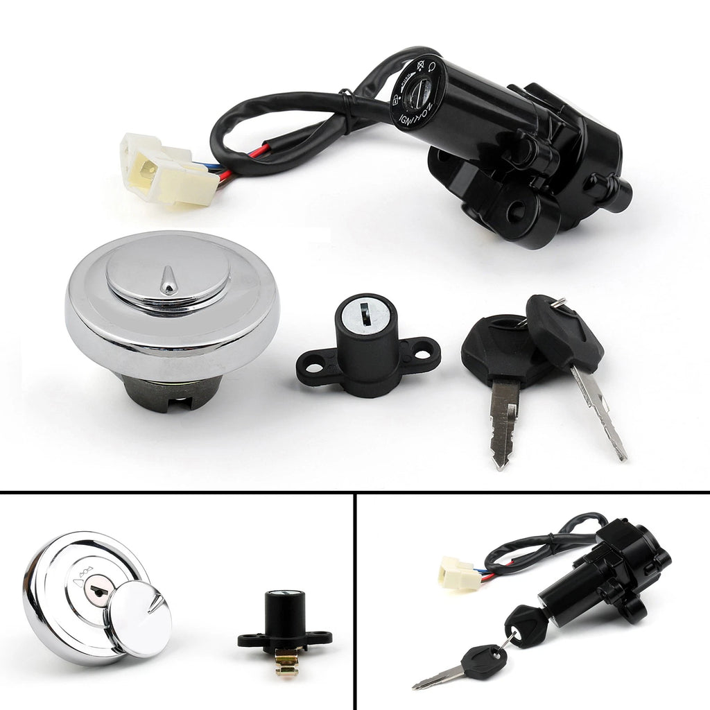Ignition Switch & Gas Cap Lock Key Set for Yamaha XVS950 V-Star (2009–2017)