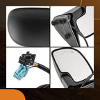 Left Rear View Mirror for GMC Sierra Classic (2007) Power Heated Signal