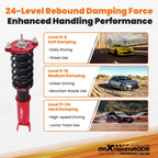 Coilovers 24-Step Damper Shocks Kit for Honda Prelude (1992–2001)