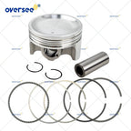 Set of 4 Piston Set STD for Yamaha Waverunner FX Cruiser (6ET-11631-00, 6S5-11631-10)