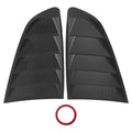 Car Louvers Side Window for Ford Mustang (2015–2023) Carbon Fiber ABS