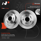 Rear Disc Brake Rotors for Honda Accord (2005–2021), Civic (2015), Acura ILX (2016–2022)