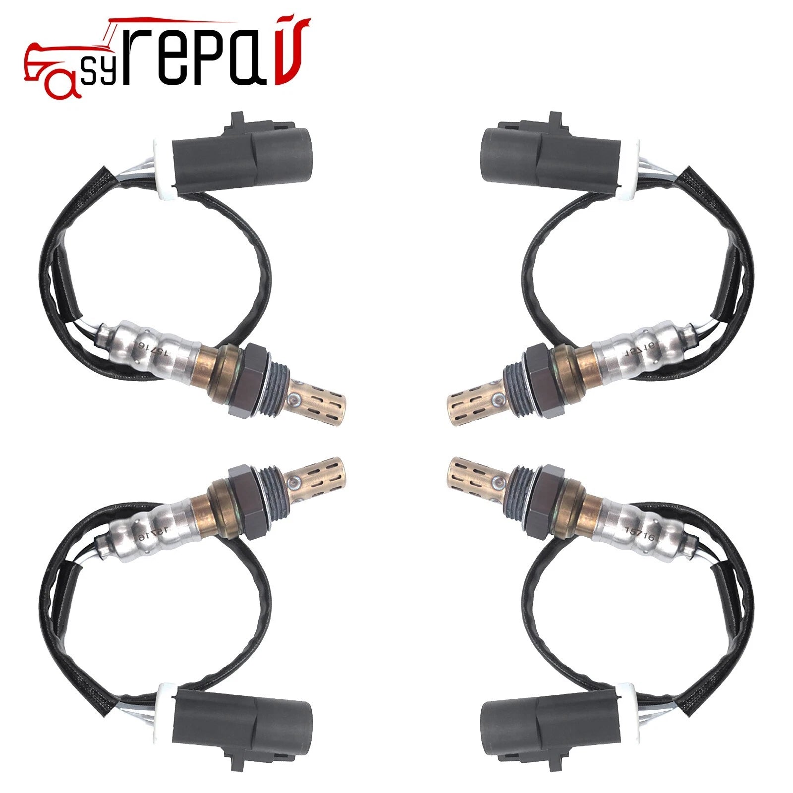 Set of 4 Upstream & Downstream Oxygen O2 Sensors for Ford Mercury Lincoln