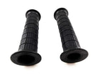 Black Hand Grip Set for Honda CB72 Hawk (1961-1966) - Left & Right Pair