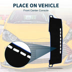 Dashboard Cover Mat for Toyota Aqua (2011–2021) with Sticker Black Blue Set of 1