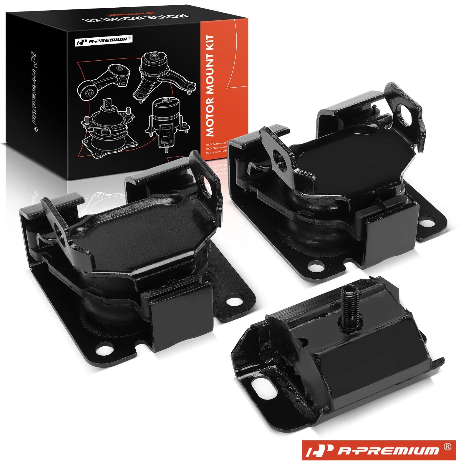 3X Engine Motor & Transmission Mount for Chevy Blazer (1996–2005)