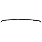 Replacement Black Painted ABS Plastic Rear Center Bumper Cover Molding
