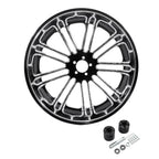 21" Front Wheel & 18" Rear Wheel Rim Hub & Pulley for Harley Touring (2009–2023)