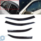 Set of 4 Window Visor Rain Guards for Toyota Corolla (2003-2008) Smoke
