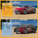 Waterproof All Weather Car Cover for Lexus LC (2018–2023) 190T-PU Zipper