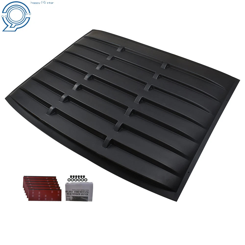 Rear Window Louver Sun Shade Cover for Ford Mustang GT V6 V8 (2005–2014)