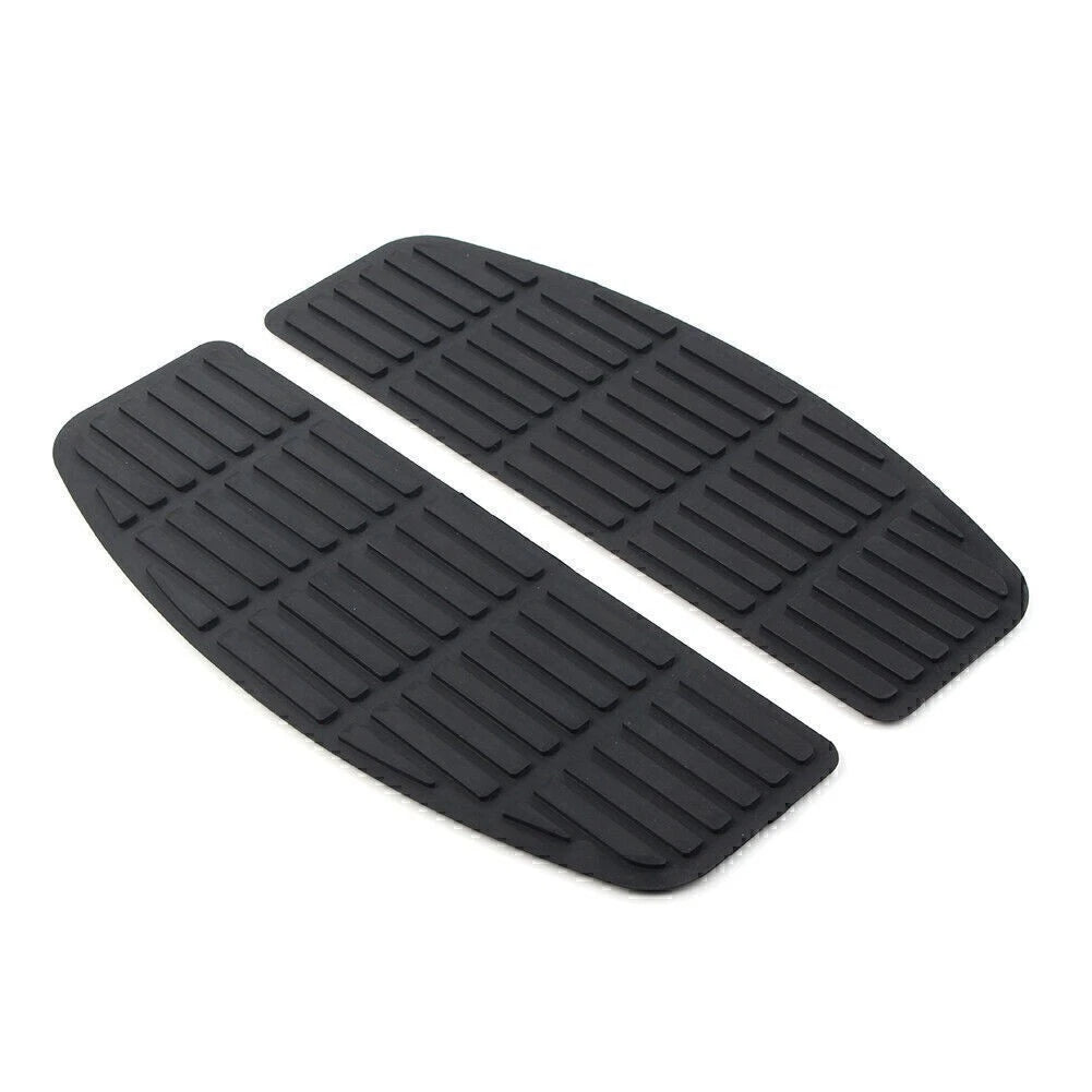 Pair Driver Floorboard Foot Pegs Black Non-Slip for Harley Touring