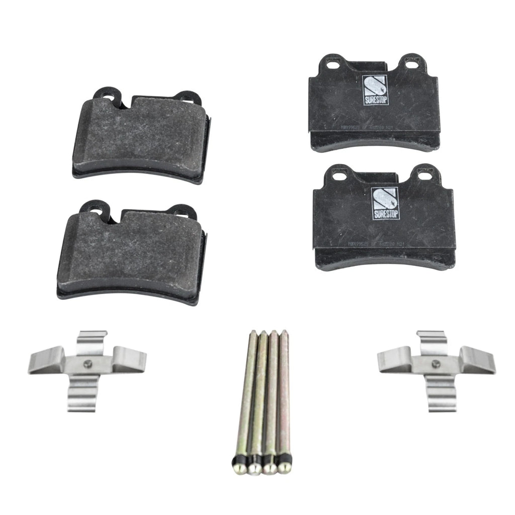 Set of 4 Rear NAO Brake Pads for Volkswagen Touareg (2006–2010)