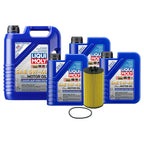 Oil Change Kit 8L Liqui Moly Leichtlauf 5W-40 for Audi V8 4.2L (2003–2009)