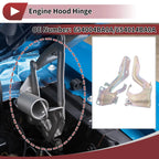 Hood Hinges for Nissan Rogue (2014–2020) 1 Pair No. 654004BA0A