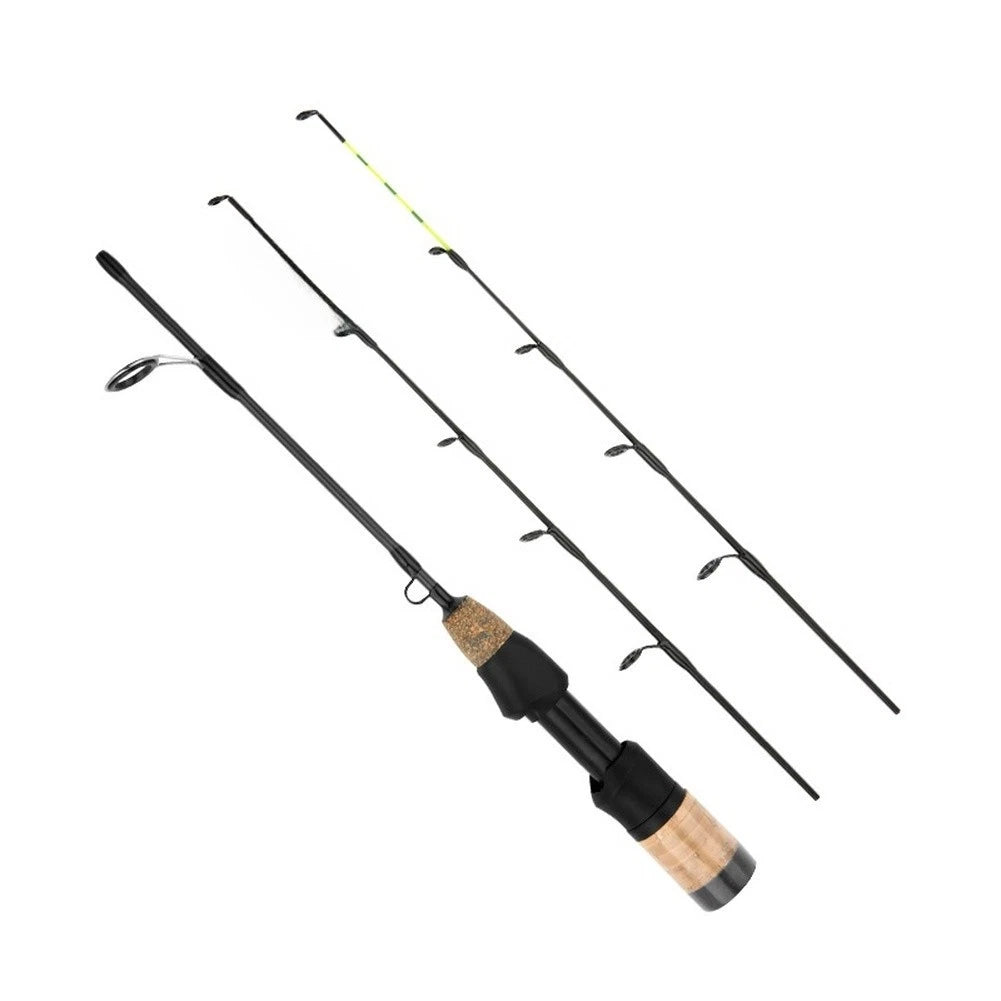 Carbon Fiber Ice Fishing Rod for Telescopic Shrimp Pole (60CM)