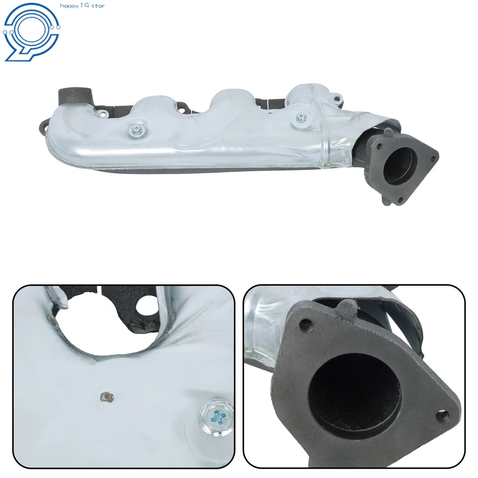 Pair Exhaust Manifolds for Chevy Silverado GMC Sierra 2500 3500 HD (2001–2007)