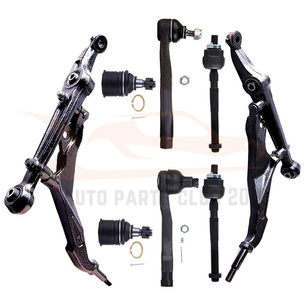 Set of 8 Front Lower Control Arms and Ball Joints for Honda Civic del Sol (1993–1997)