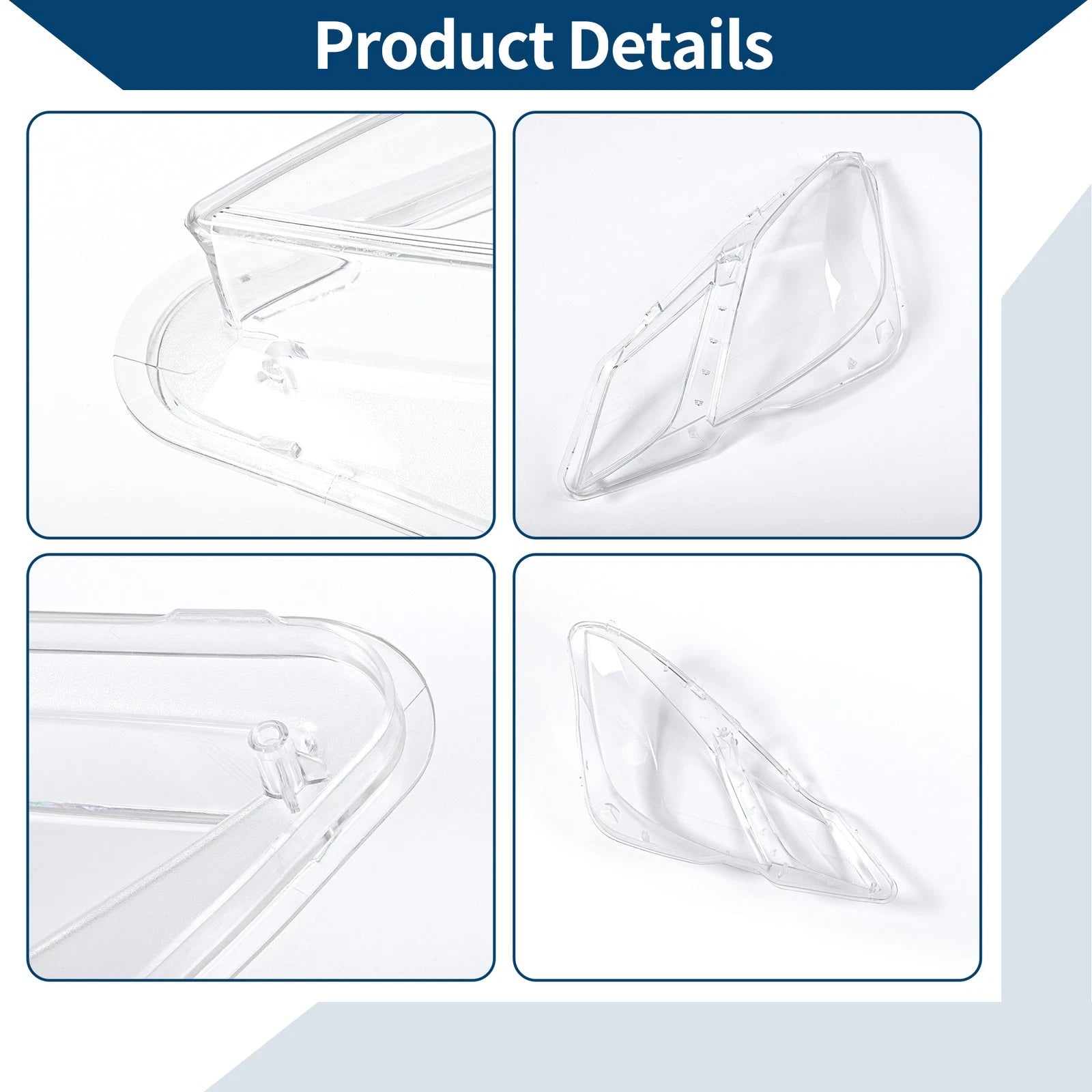 1Pc Headlight Lens Cover for Mercedes-Benz (No. 2078205361)