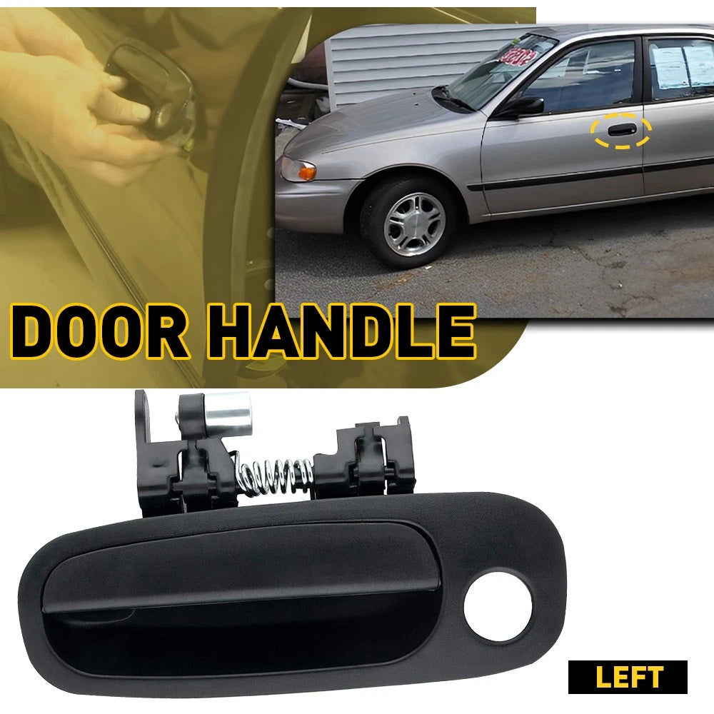 Front Driver Side Exterior Door Handle for Toyota Corolla, Chevy Prizm (1998–2002)