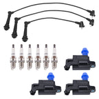 3X Ignition Coils 6X Spark Plugs 3X Wires for Lexus IS300 GS300 (2001–2005)