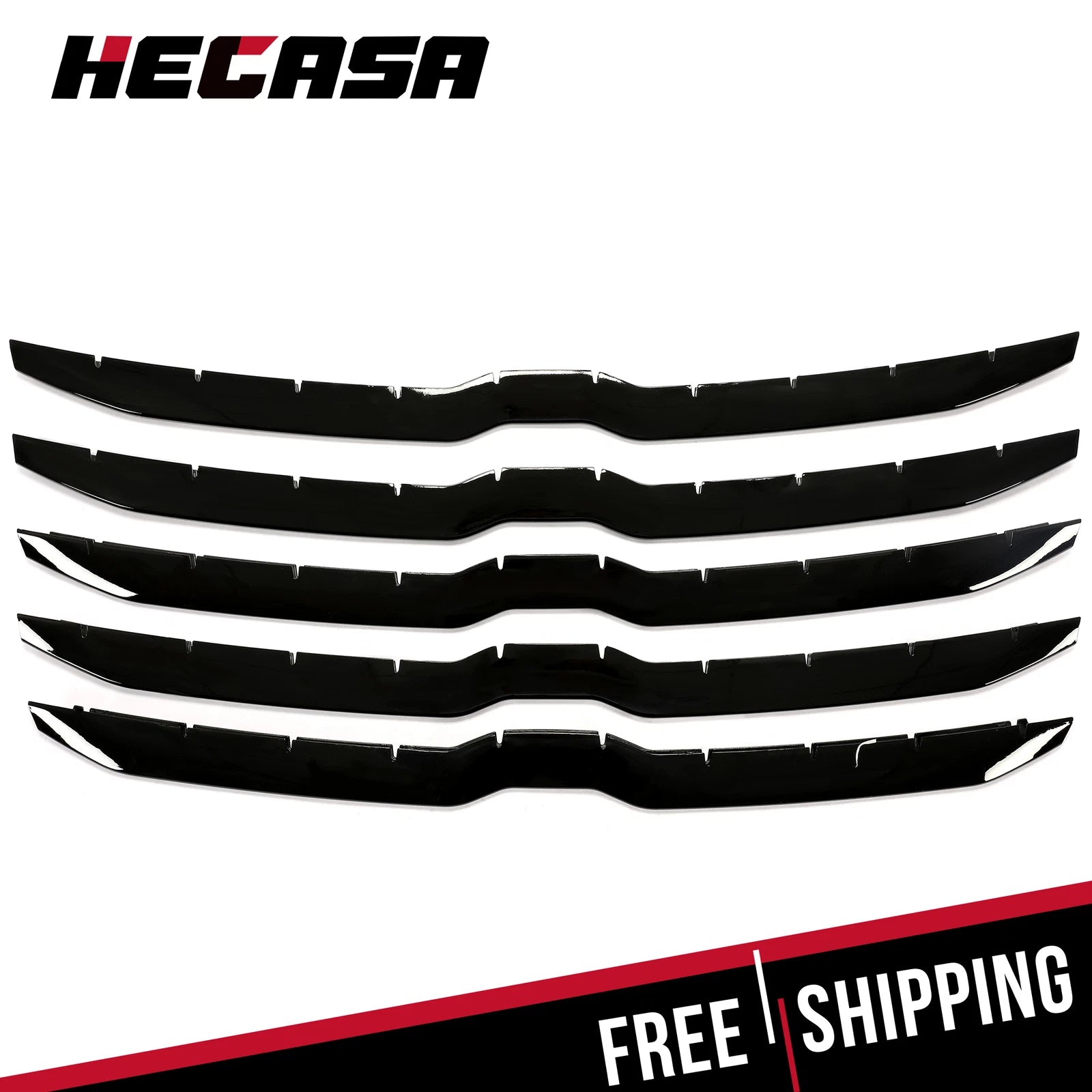 Grille Cover Insert for Dodge Ram 1500 (2019–2023) Gloss Black