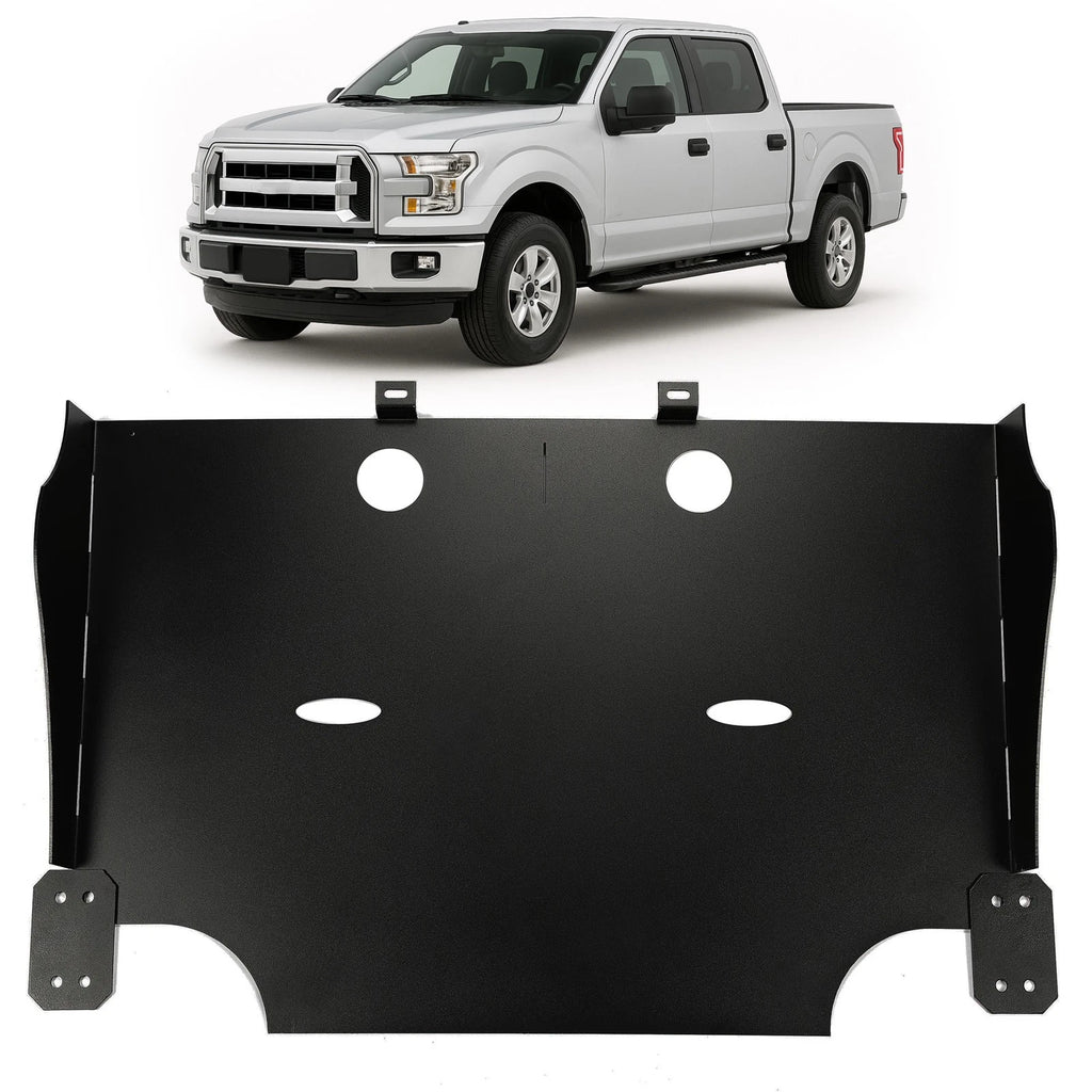 Rear Lower Skid Plate for Ford F-150 (2015–2022) 2.7L 3.5L Ecoboost Steel