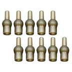 Set of 10 Green Rubber Tulip Beads for Carp Rig Core Leader and Tube Fit