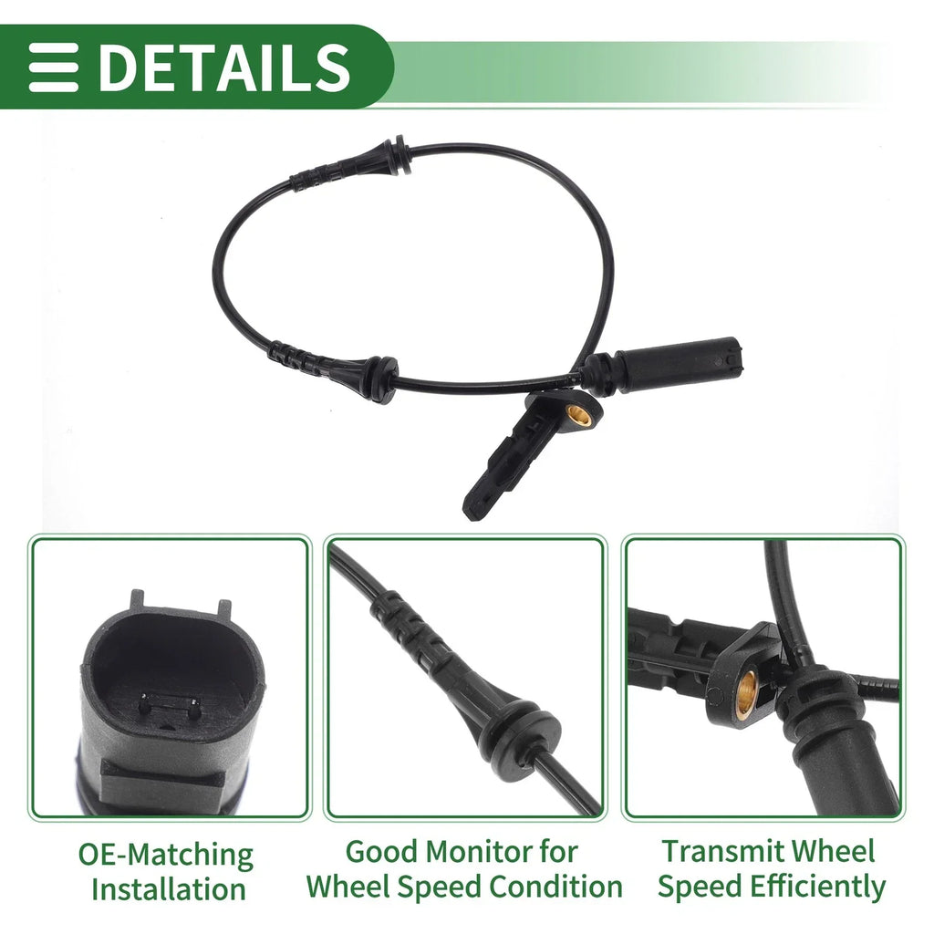 ABS Wheel Speed Sensor for BMW 330e Left Right Rear