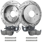 Brake Disc Rotors and Pads Kit for Nissan Titan, Armada, Infiniti QX56