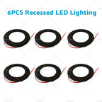 6PCS 12V Dimmable Spot Lights for Caravan Boat (AU)