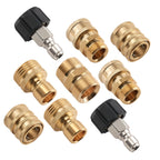 Brass Pressure Washer Adapter Kit M22 Quick Connect Set of 3 (Universal)