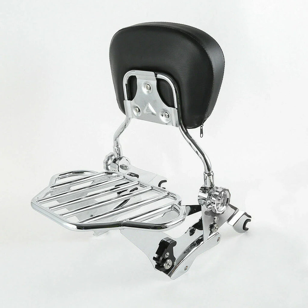 Sissy Bar Luggage Rack Backrest Docking Kit for Harley Touring (2014-2024)