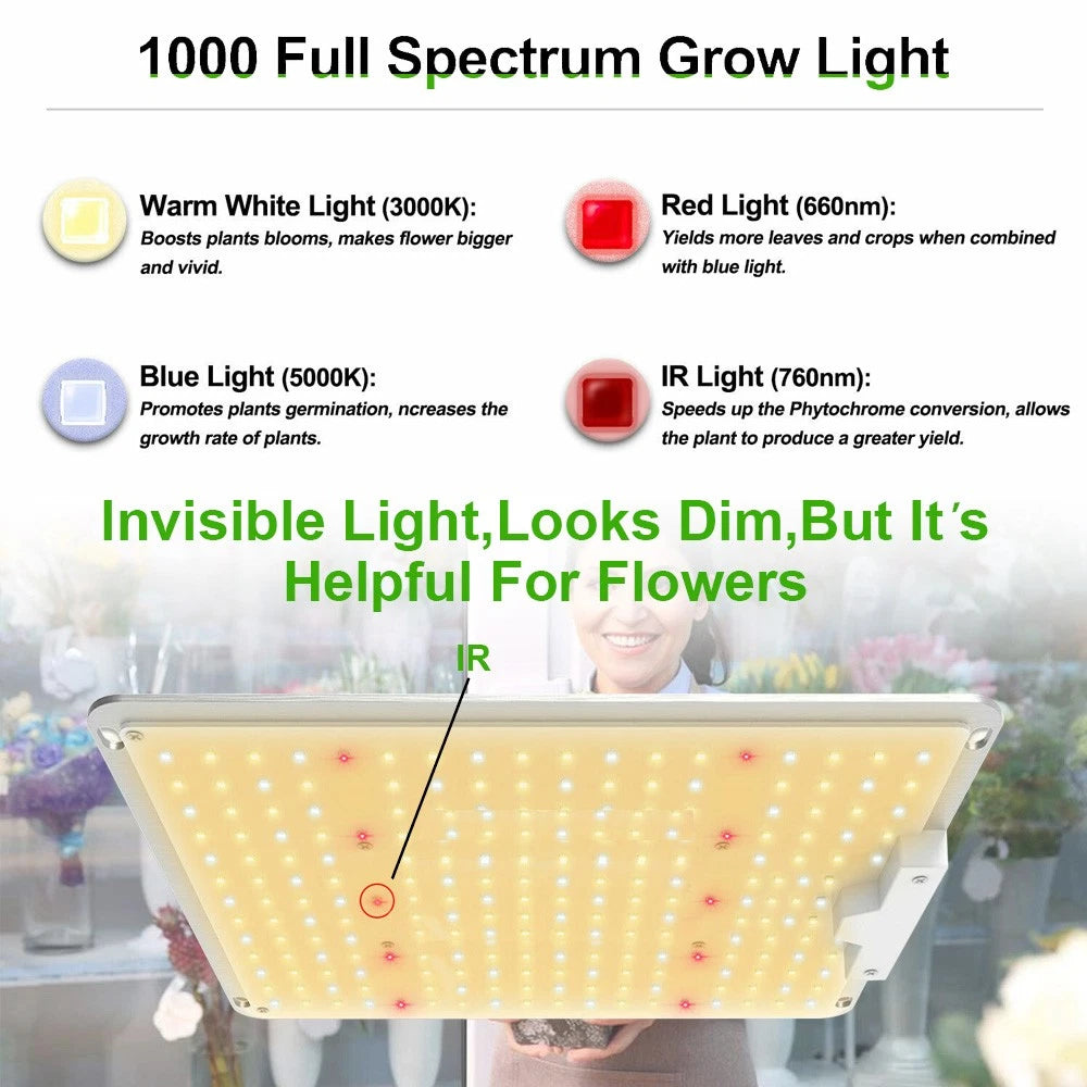 LED Grow Light for Indoor Plants (1000W)