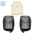 Set of 2 Front Seat Covers for Jeep Wrangler (2013-2017) with Driver Foam