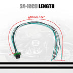 24" Speedometer & Instrument Extension Harness for Harley CVO Road Glide (2017–2023)
