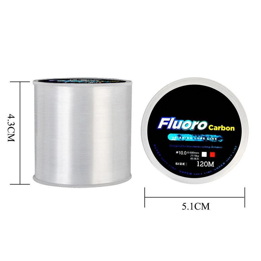 Fluorocarbon Fishing Lure Line for Optimal Performance and Protection (120M)