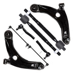 Set of 8 Front Control Arm Tie Rod End Suspension Kit for Toyota Yaris (2007–2012)