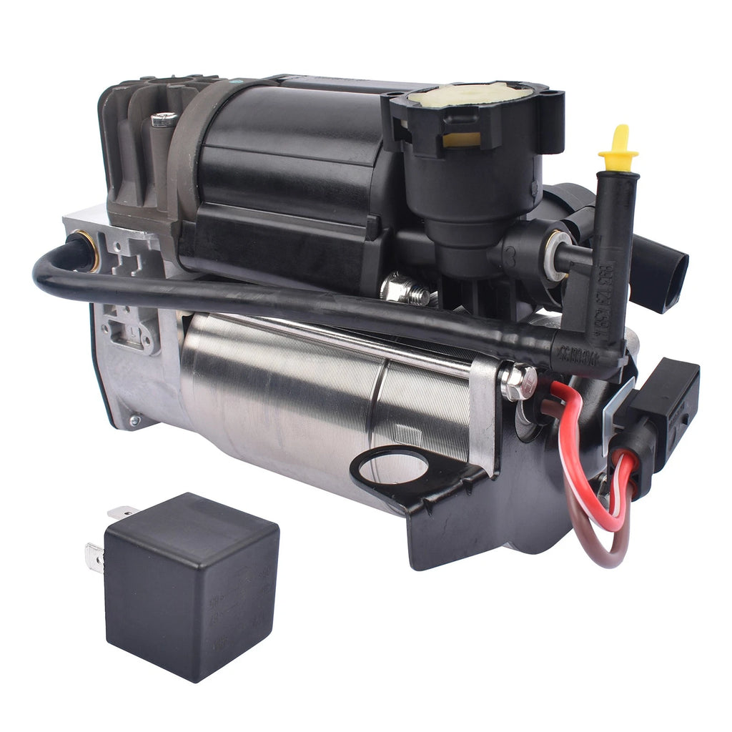 Air Suspension Compressor Pump & Relay for Mercedes W220 CLS550 CLS63 AMG (2000–2006)