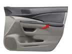 Front Armrest Door Panel Cover for Honda CR-V (2012–2016) Gray PVC Leather