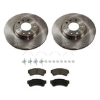 Brake Disc Rotor and Pad Kit for Ford Fusion, Mazda 6 (2006–2013)