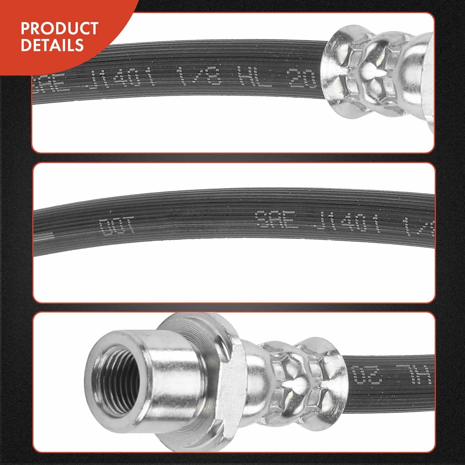 Rear Inner & Outer Brake Hydraulic Hose for Toyota Sienna (2004–2010)