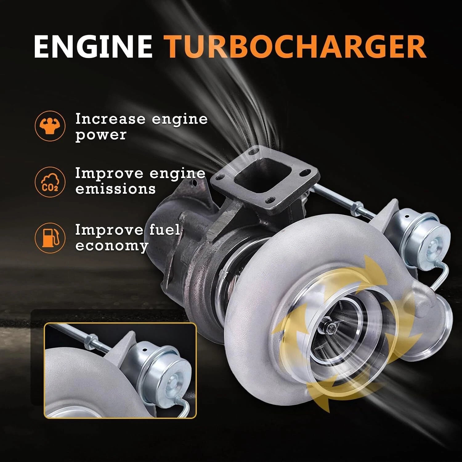 HX35W Turbocharger for Dodge Ram 2500 3500 Cummins 5.9L (1999–2002)