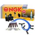 NGK DIS Ignition Coil Wires & 6 G-Power Platinum Spark Plugs for Ford 4.0 V6 (2000–2010)