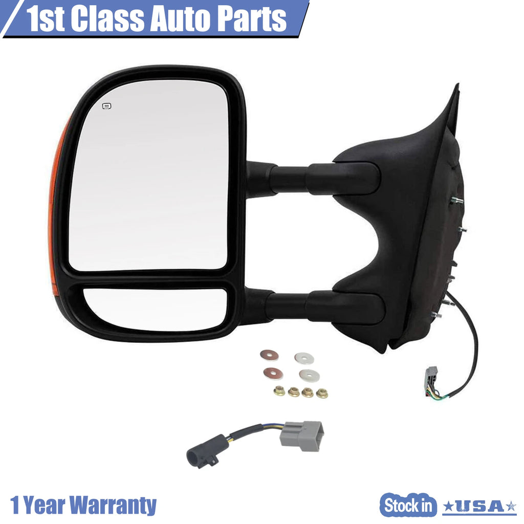 Pair Power Heated Signal Mirrors for Ford F-250 Super Duty (2003–2007)