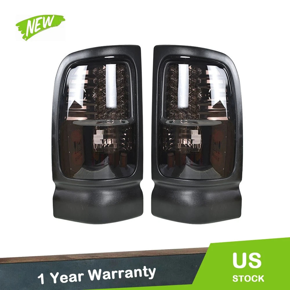 Set of 2 LED Tail Light Housings for Dodge Ram 1500 2500 (1994–2001)